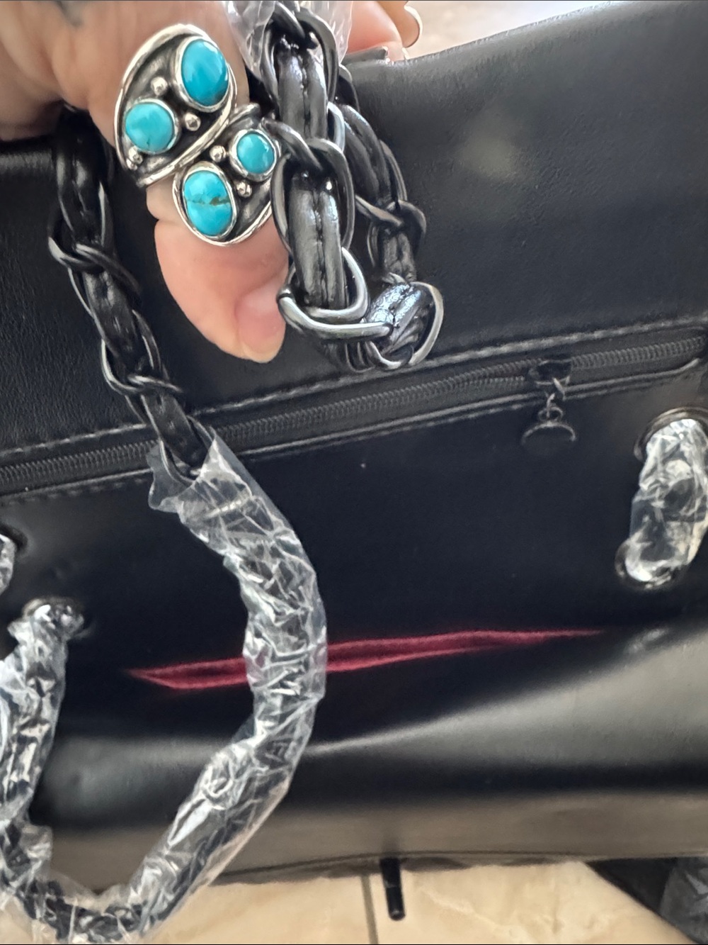 CHANEL copy Black Quilted Leather with black hardware Mini Flap Shoulder Bag - Picture 2 of 7